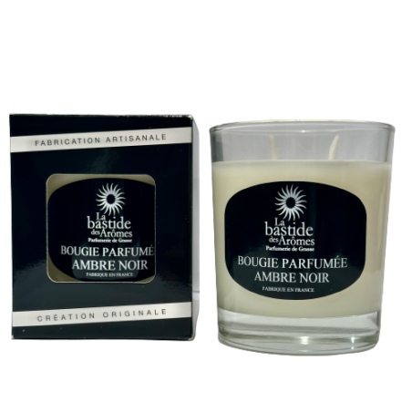 Grande Bougie Parfumée 220g - Ambre noir