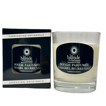 Bougie parfumée Caramel beurre salé environ 220g