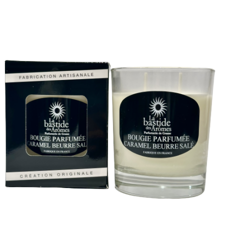 Grande Bougie Parfumée 220g - Caramel beurre salé