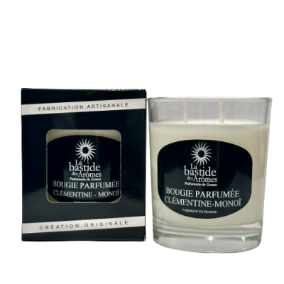 Bougie parfumée Clémentine - Monoï environ 220g