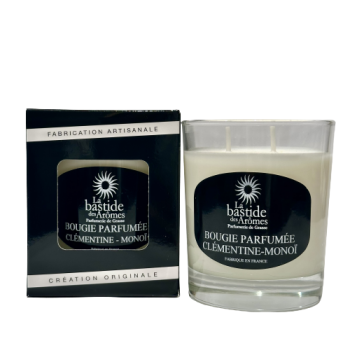 Bougie parfumée Clémentine - Monoï environ 220g