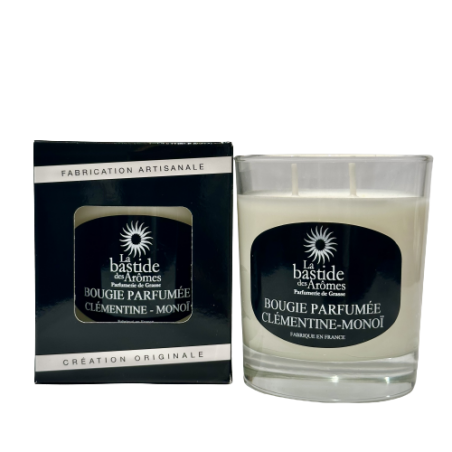 Grande Bougie Parfumée 220g - Clémentine - Monoï