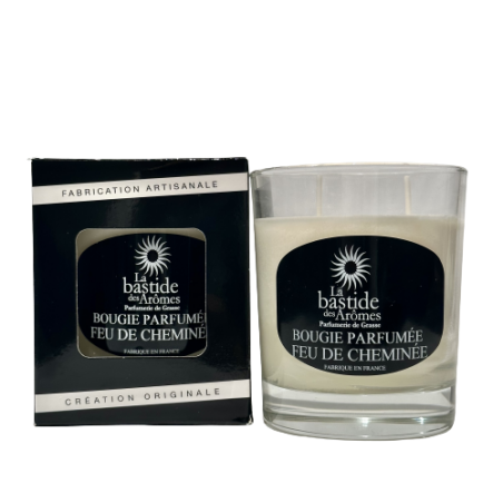 Grande Bougie Parfumée 220g - Feu de Cheminée