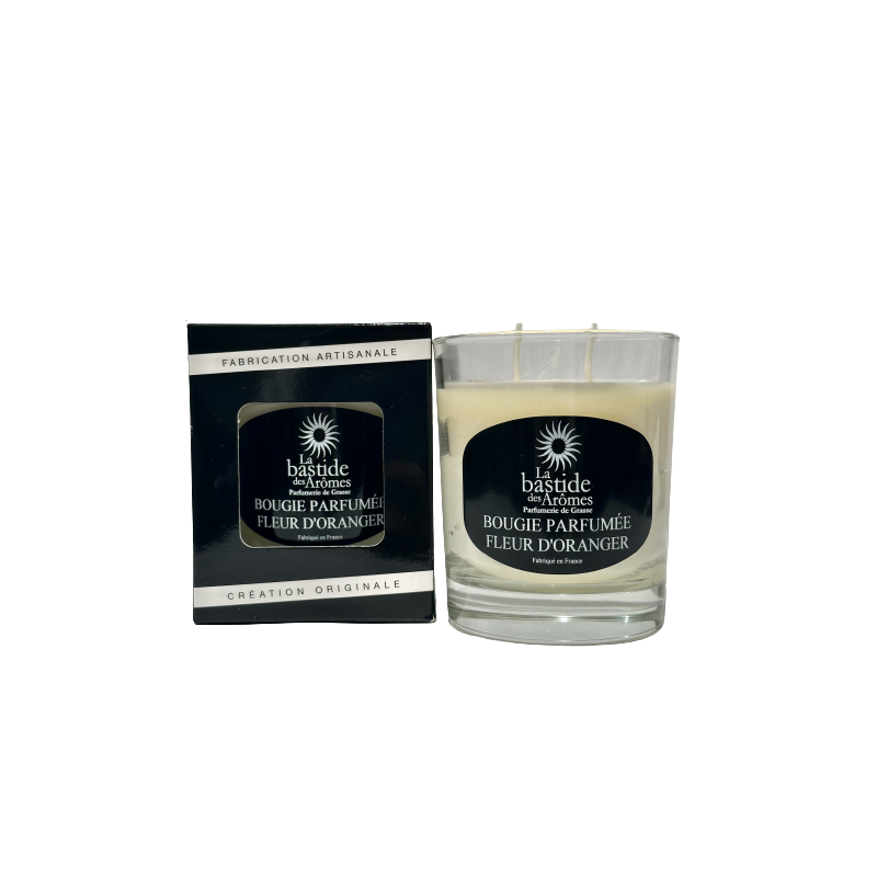 Bougie parfumée Fleur d'oranger environ 220g Bougie parfumée Fleur d'oranger environ 220g