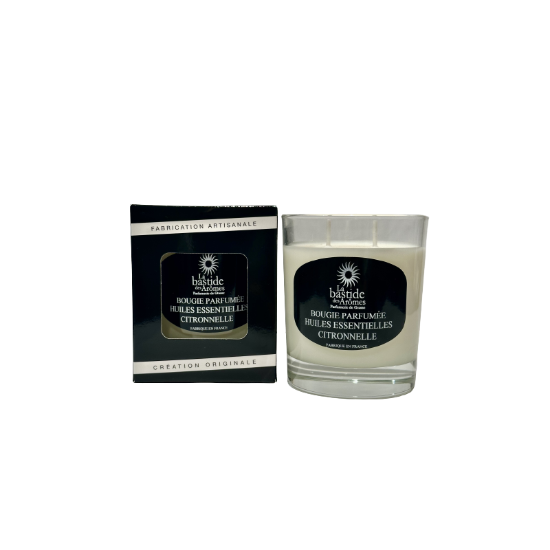 Bougie parfumée Citronnelle environ 220g Bougie parfumée Citronnelle environ 220g