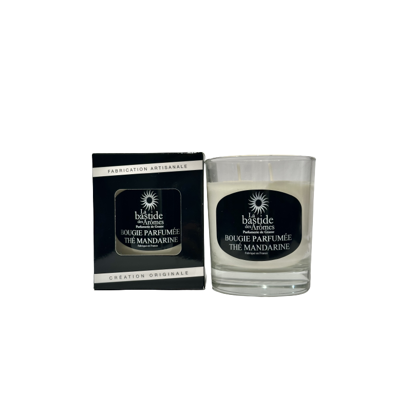 Bougie parfumée Thé - Mandarine environ 220g