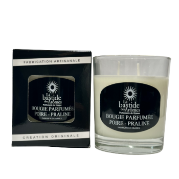 Bougie parfumée Poire - Praline environ 220g