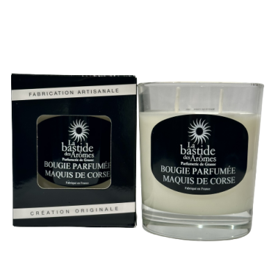 Bougie parfumée Maquis de Corse environ 220g