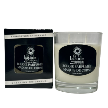 Bougie parfumée Maquis de Corse environ 220g