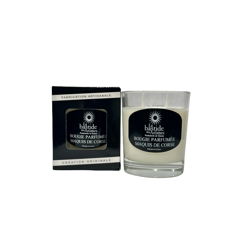 Bougie parfumée Maquis de Corse environ 220g