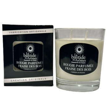 Bougie parfumée Fraise des bois environ 220g