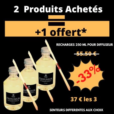 2 + 1 OFFERT - Recharges ambiance 250 ml