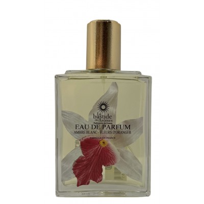 Eau de Parfum Femme 100 ml - Ambre blanc - Fleur d'oranger