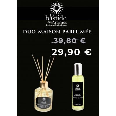 OFFRE DUO - Diffuseur 250 ml & vaporisateur d'ambiance 100 ml
